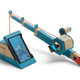 The reel of the fishing rod clicks when turned. The real string extending from the pole becomes virtual string on the Switch screen. As the rod is tilted and twisted, the virtual string reacts, thanks to how the Switch’s controllers communicate with the main screen unit of the portable console.